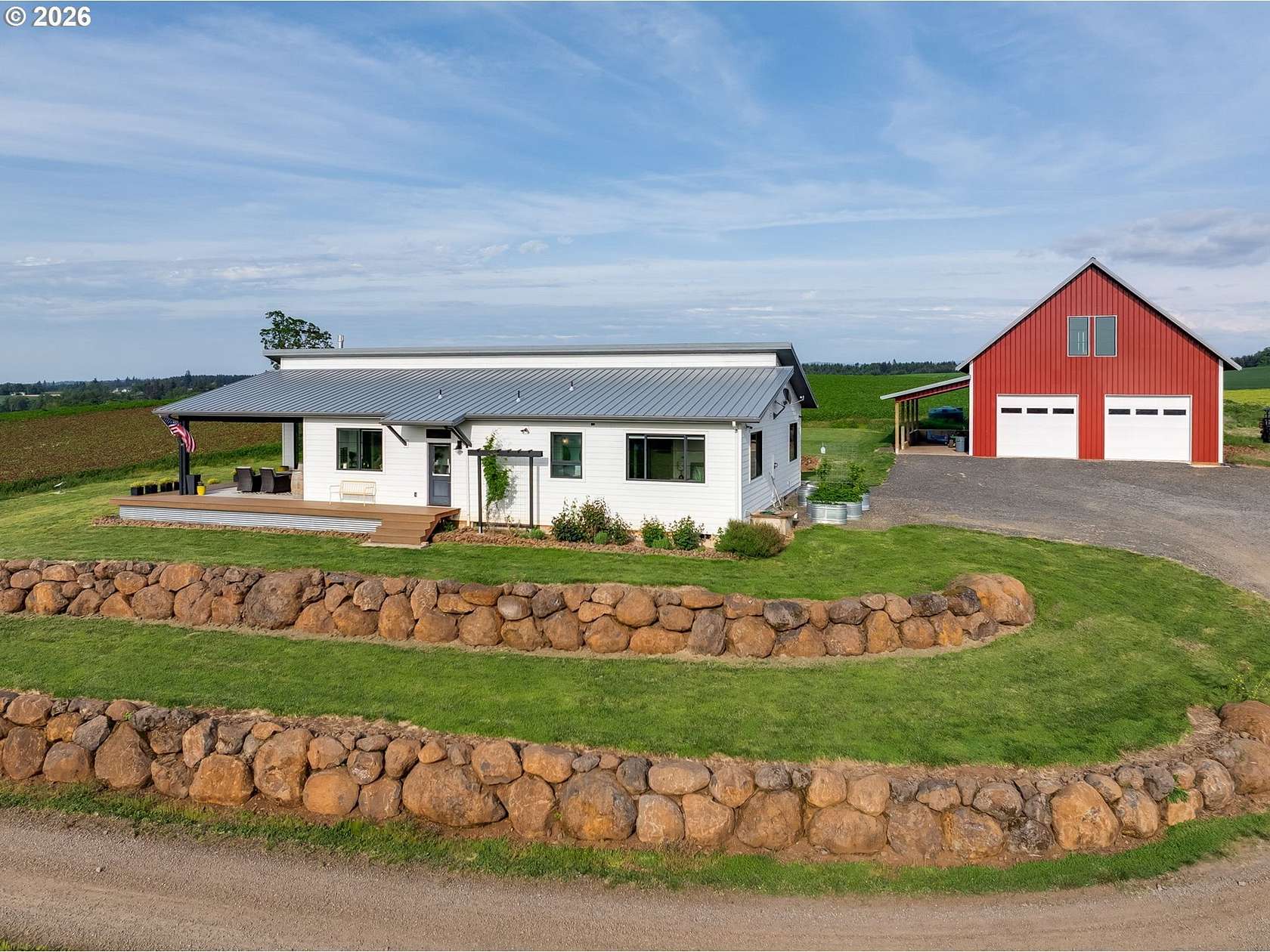 245 Acres of Agricultural Land with Home for Sale in Salem, Oregon