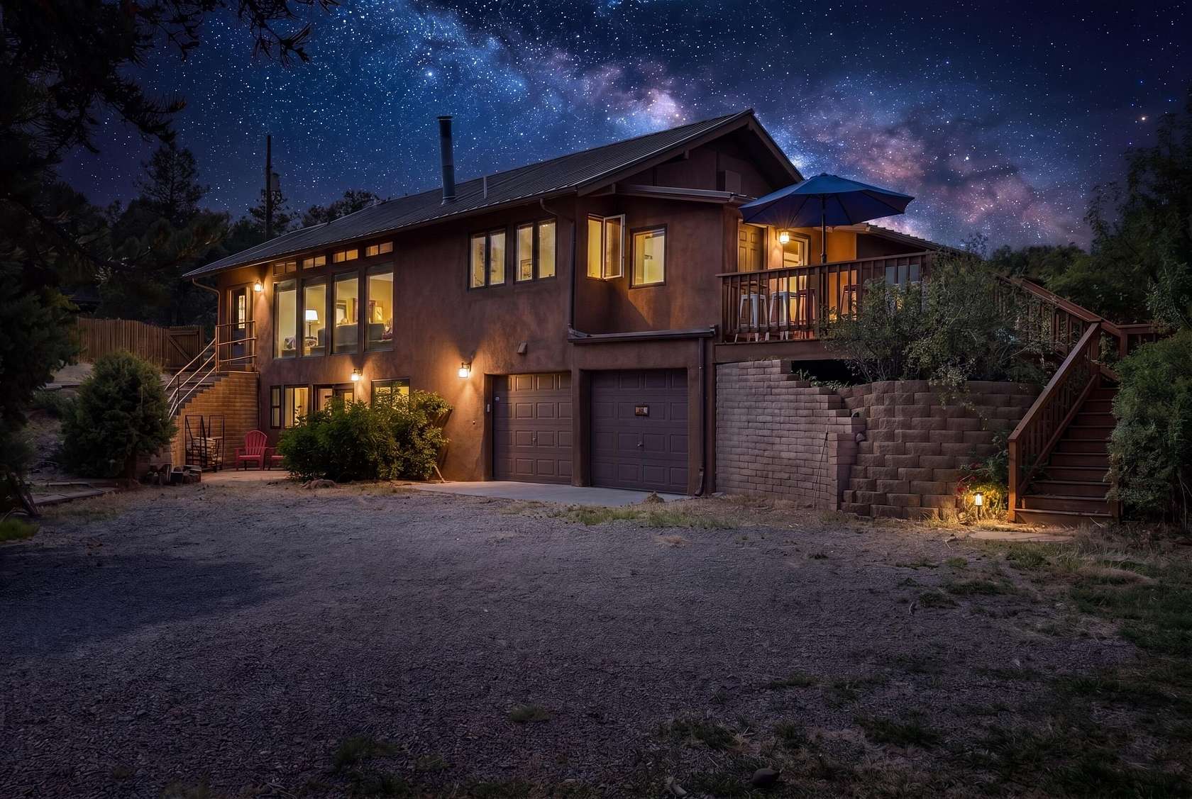 1.85 Acres of Land with Home for Sale in Tijeras, New Mexico