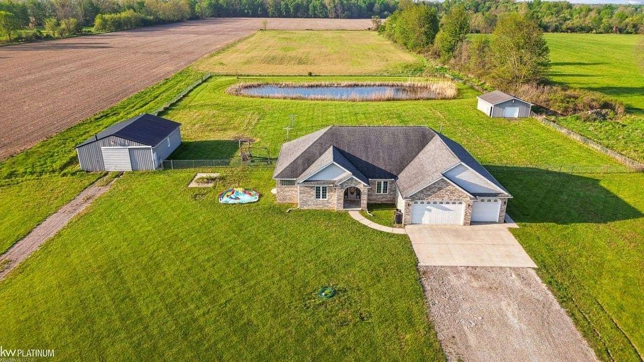 10 Acres of Land with Home for Sale in Yale, Michigan