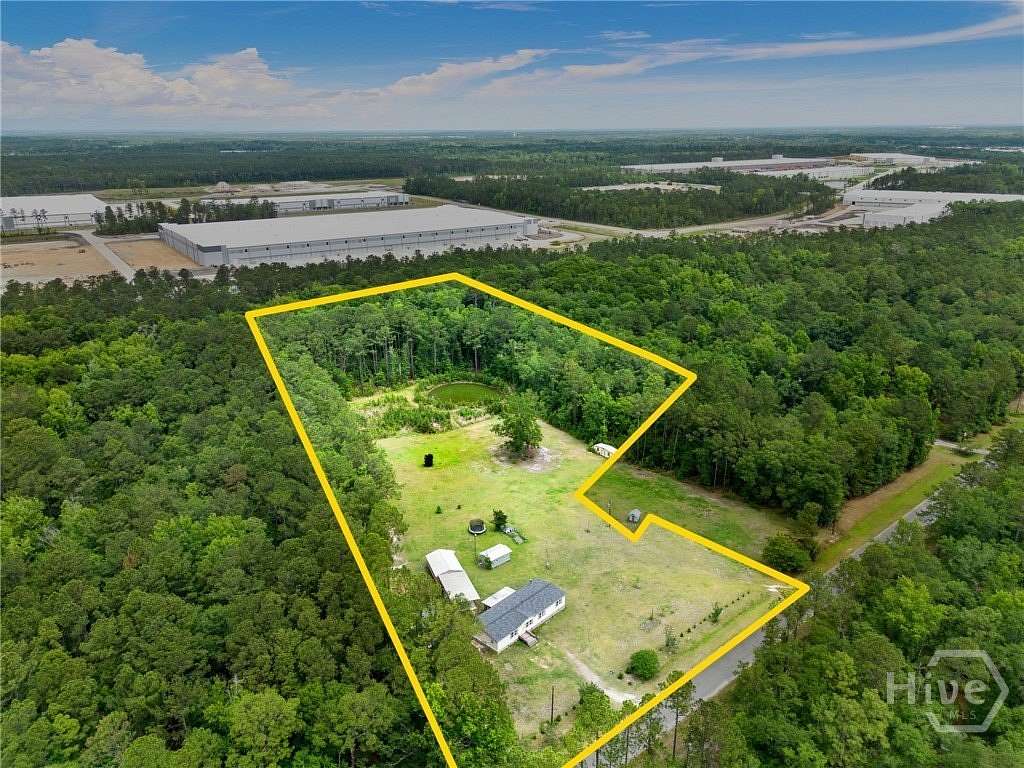 6.9 Acres of Land with Home for Sale in Rincon, Georgia
