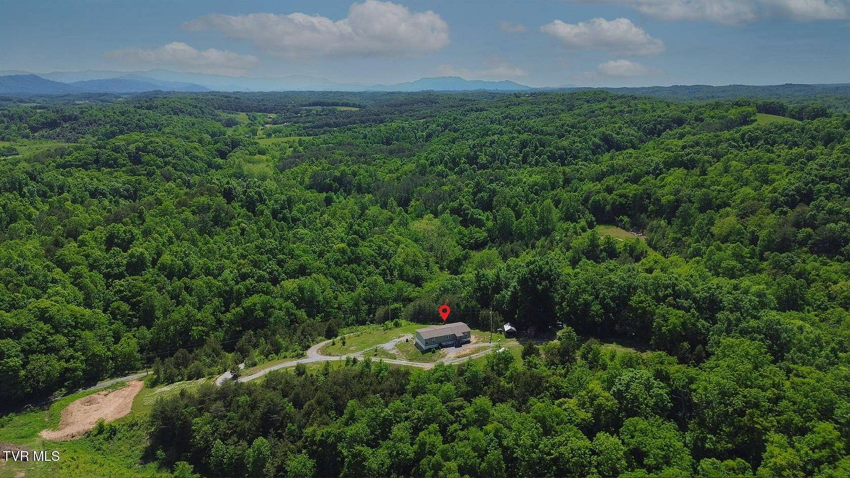 8.86 Acres of Land with Home for Sale in Greeneville, Tennessee