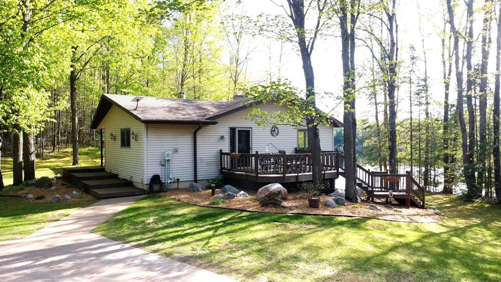 5.24 Acres of Land with Home for Sale in Deerbrook, Wisconsin
