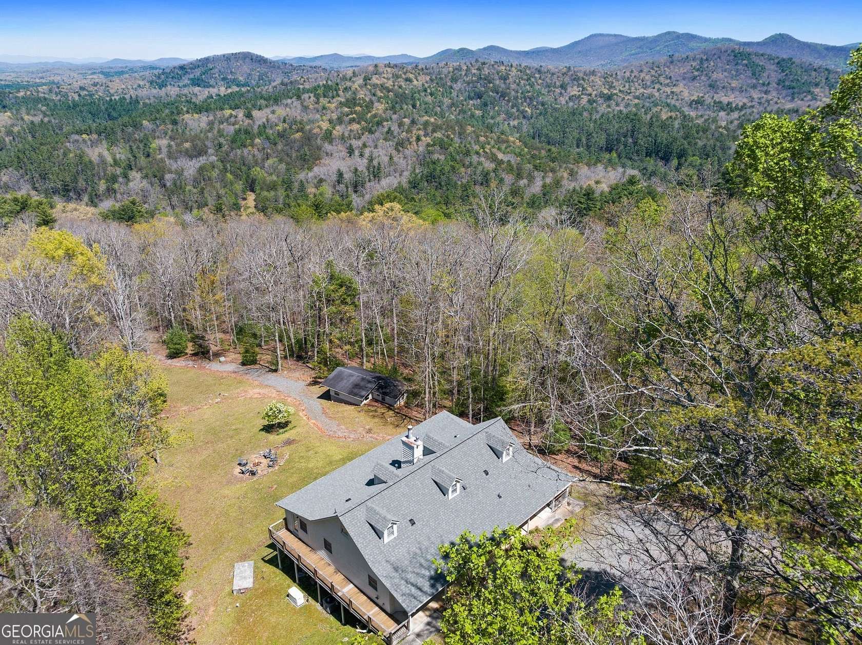 12 Acres of Land with Home for Sale in Blue Ridge, Georgia