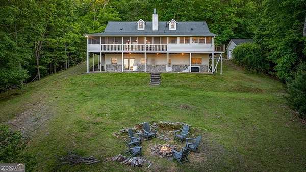 12 Acres of Land with Home for Sale in Blue Ridge, Georgia