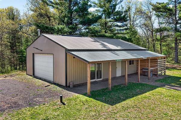 3.13 Acres of Land with Home for Sale in Minong, Wisconsin