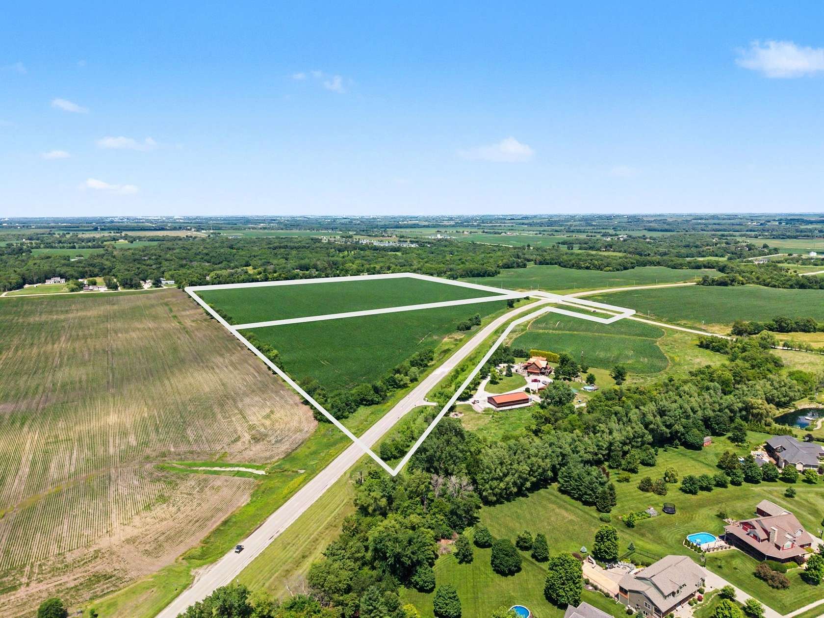 47 Acres of Agricultural Land for Sale in Huxley, Iowa