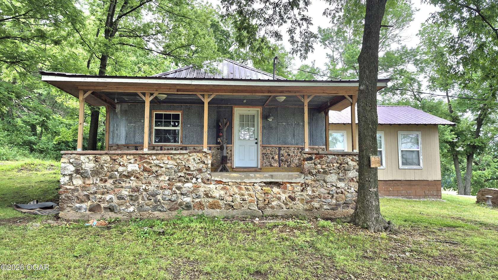 5.15 Acres of Land with Home for Sale in Wyandotte, Oklahoma