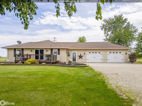 2.3 Acres of Land with Home for Sale in Marble Rock, Iowa