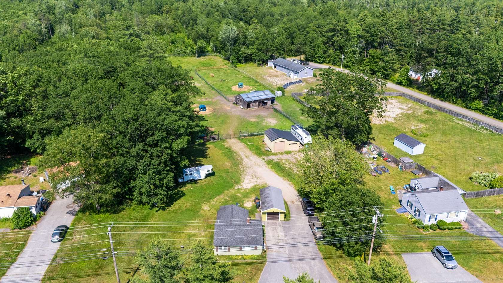 9.16 Acres of Land with Home for Sale in Saco, Maine