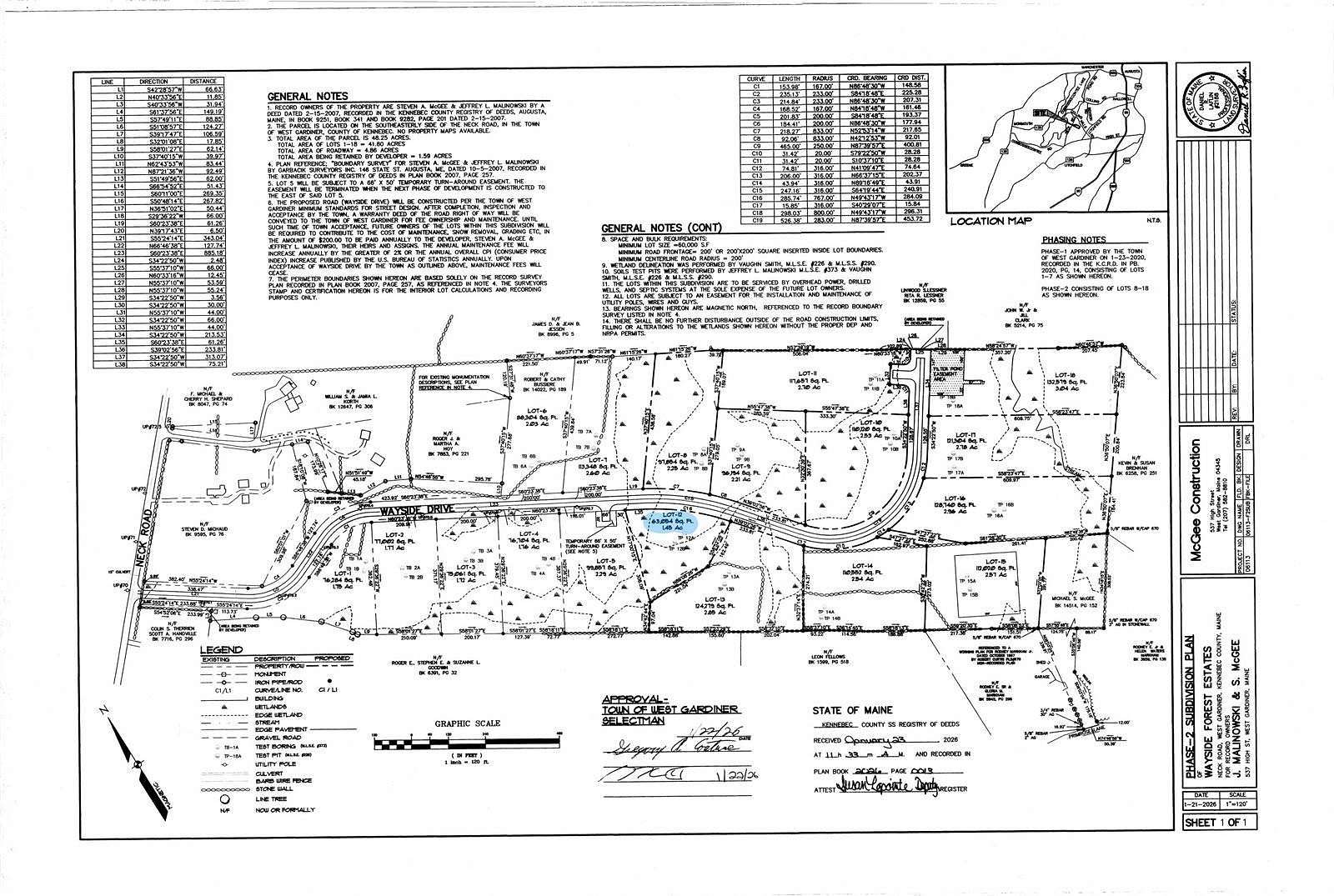1.45 Acres of Residential Land for Sale in West Gardiner Town, Maine