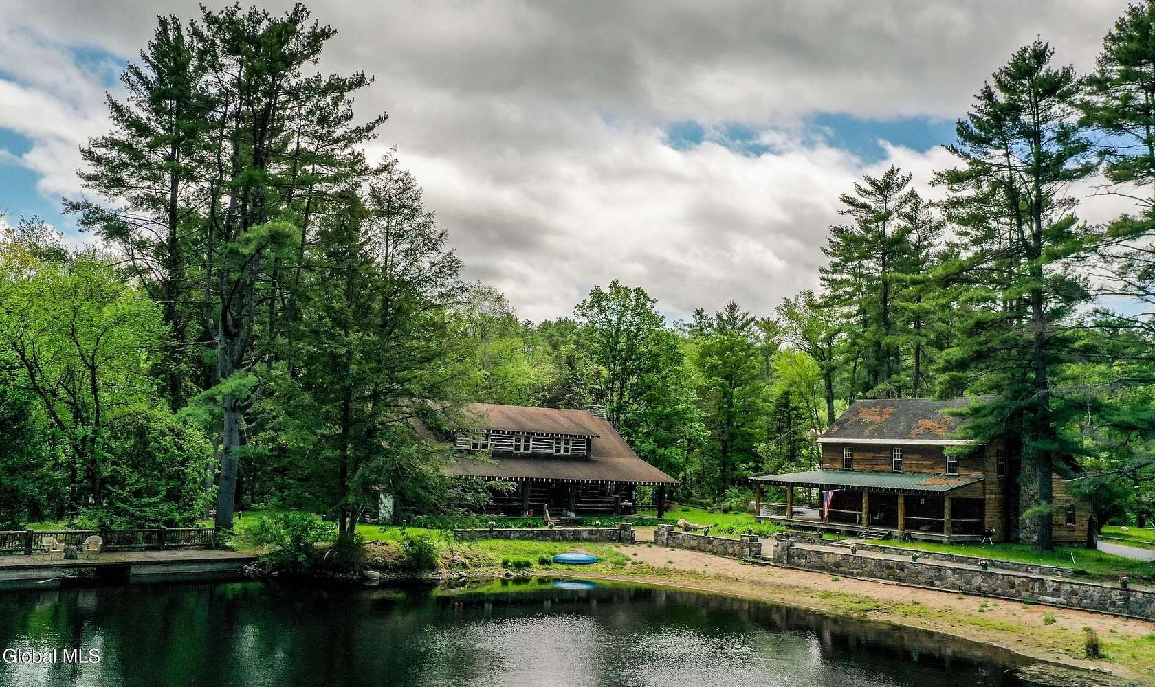 17.8 Acres of Recreational Land with Home for Sale in Lake Luzerne, New York