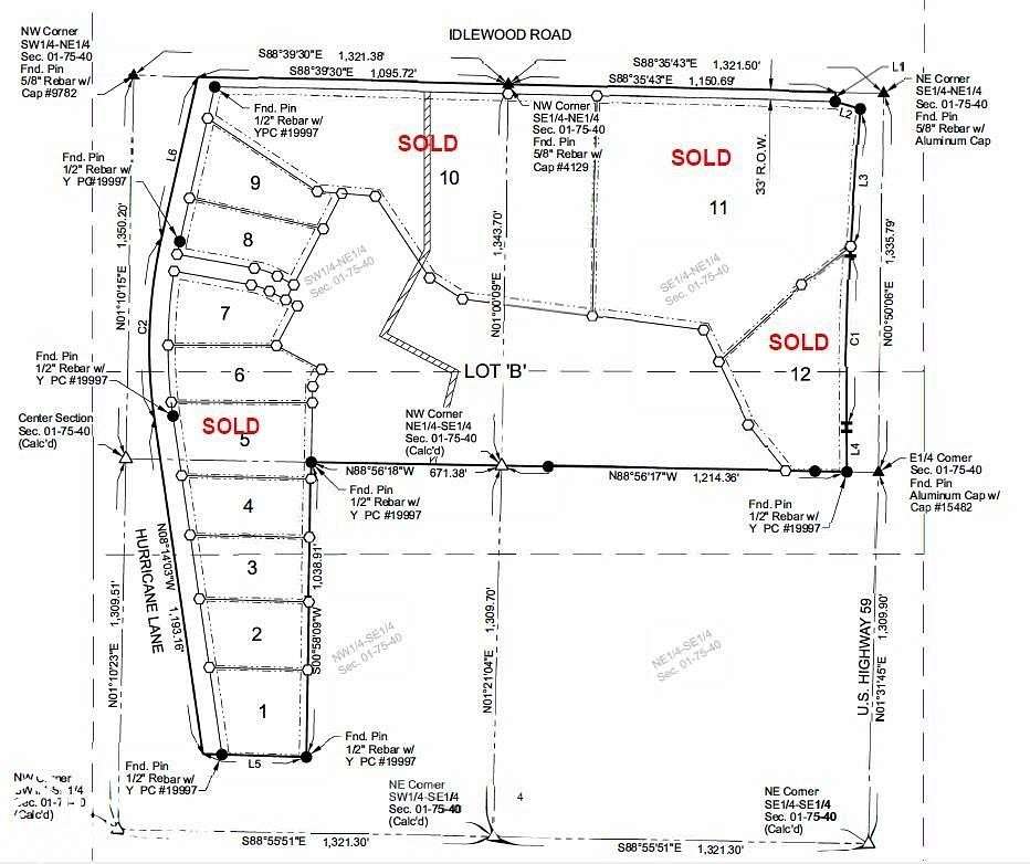 Residential Land for Sale in Oakland, Iowa
