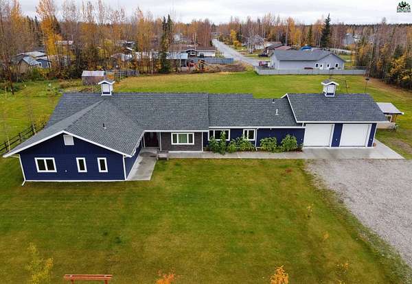 1.87 Acres of Land with Home for Sale in North Pole, Alaska