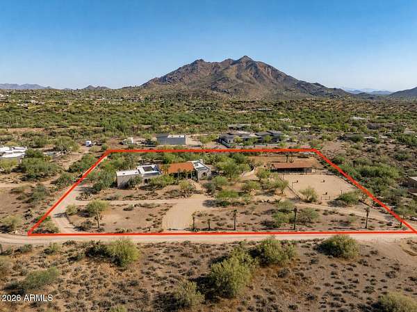 3 Acres of Land with Home for Sale in Cave Creek, Arizona