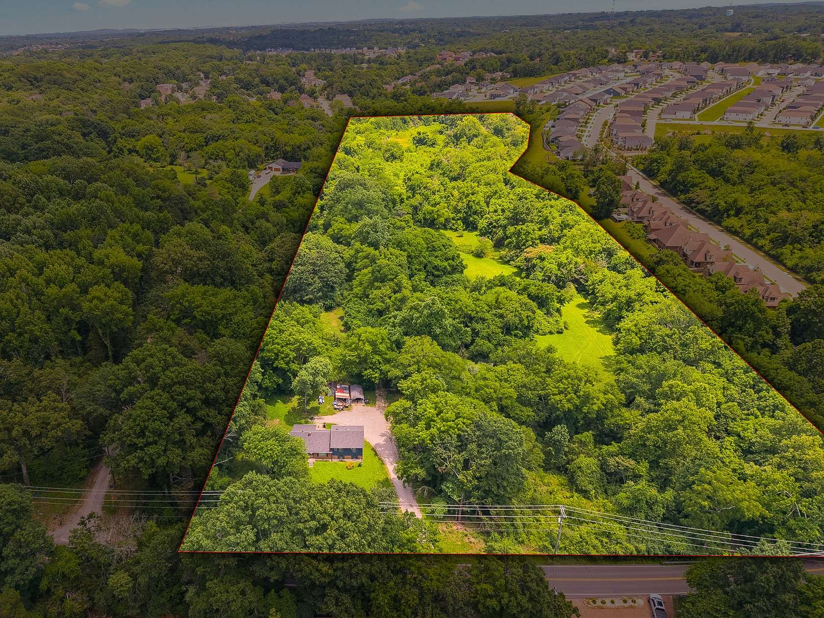 14 Acres of Land with Home for Sale in Hermitage, Tennessee