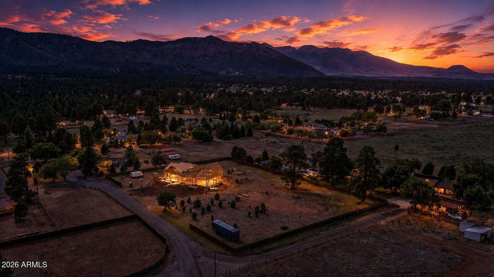 2.56 Acres of Land with Home for Sale in Flagstaff, Arizona