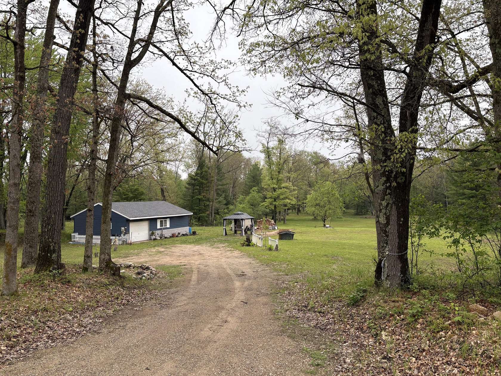 15 Acres of Recreational Land with Home for Sale in Baldwin, Michigan
