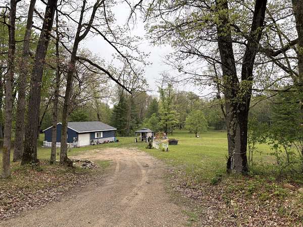 15 Acres of Recreational Land with Home for Sale in Baldwin, Michigan