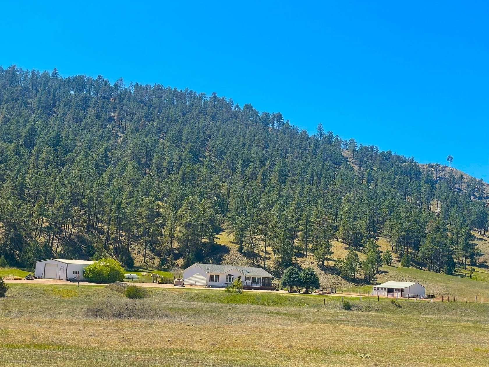 25.3 Acres of Land with Home for Sale in Hot Springs, South Dakota