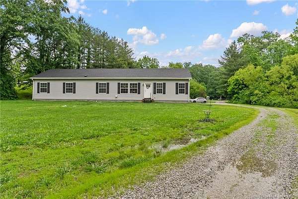 4.34 Acres of Land with Home for Sale in Henryville, Indiana