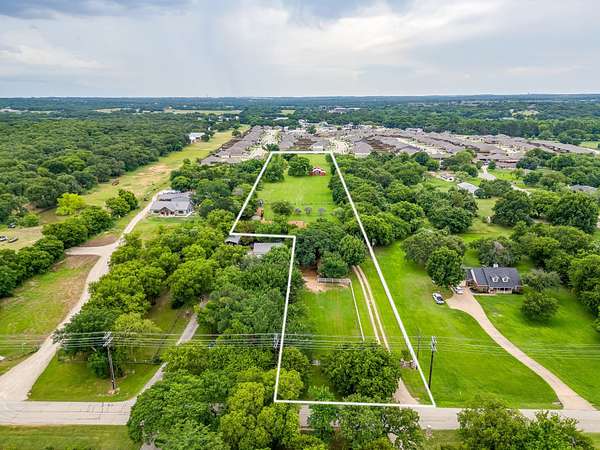 5.38 Acres of Land with Home for Sale in Burleson, Texas