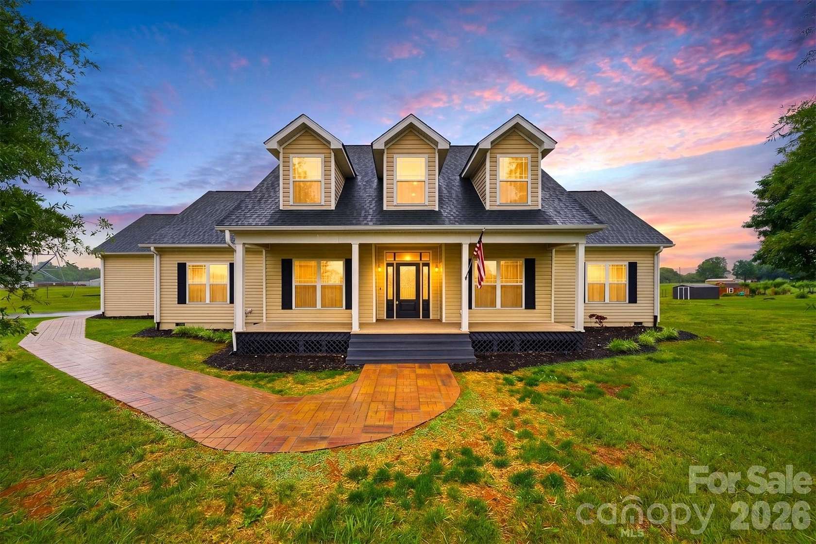 10.5 Acres of Land with Home for Sale in Newton, North Carolina