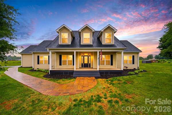 10.5 Acres of Land with Home for Sale in Newton, North Carolina