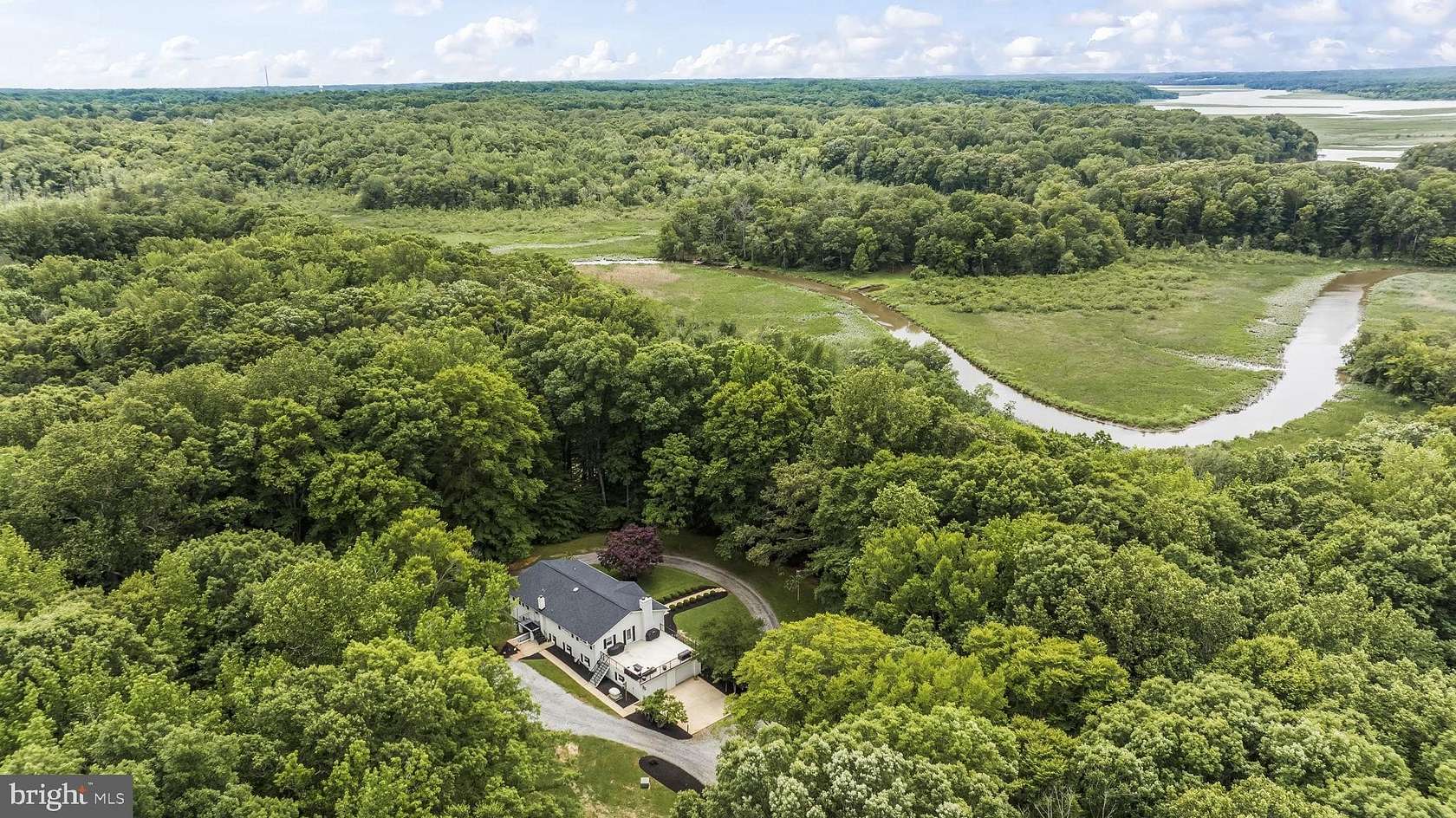 20 Acres of Recreational Land with Home for Sale in Lothian, Maryland