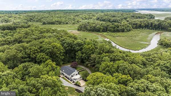 20 Acres of Recreational Land with Home for Sale in Lothian, Maryland