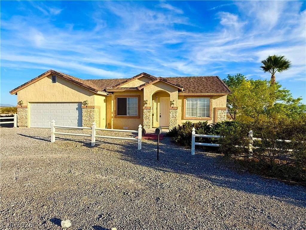 2.74 Acres of Land with Home for Lease in Pahrump, Nevada