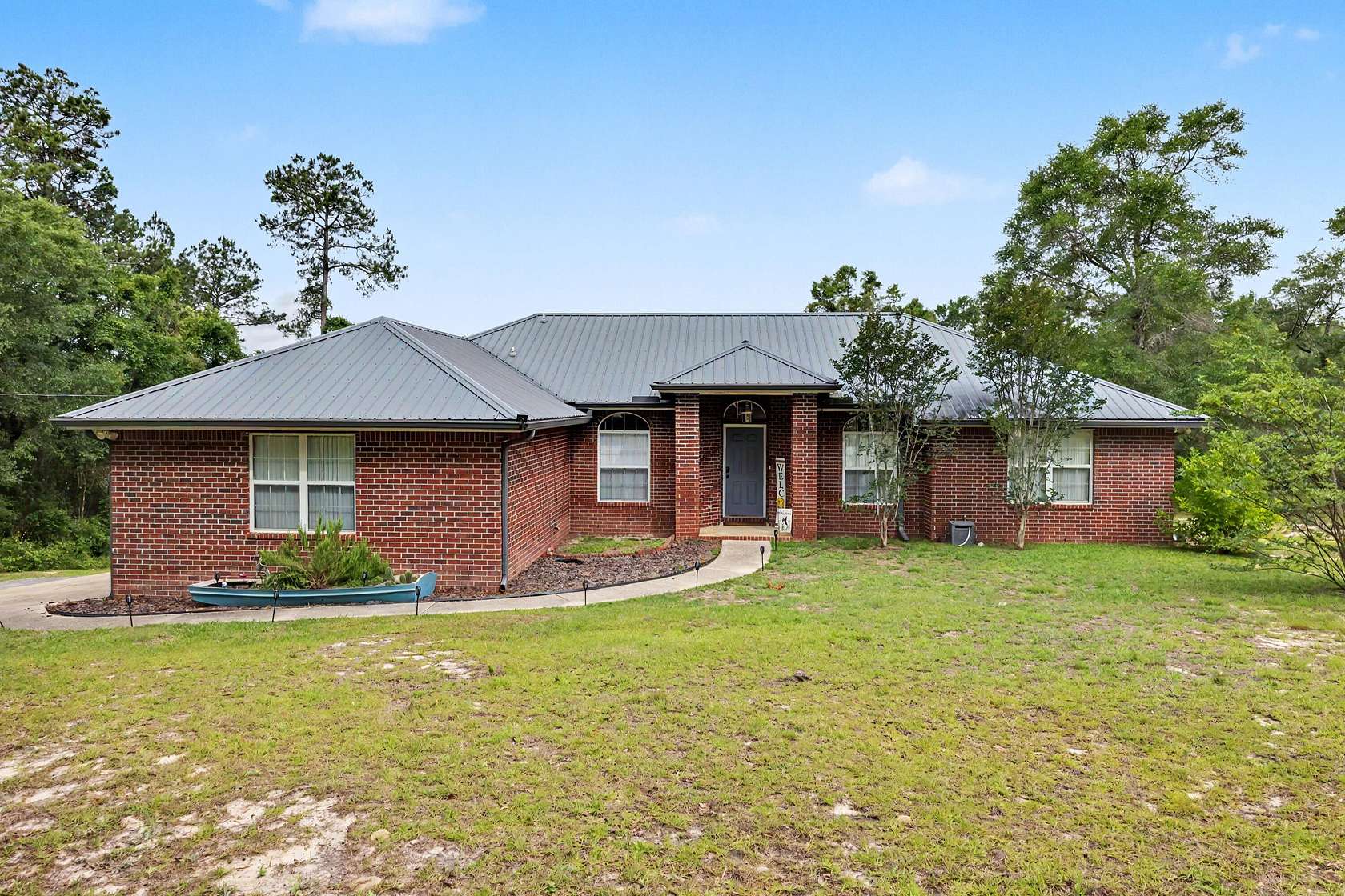 3.85 Acres of Land with Home for Sale in Baker, Florida
