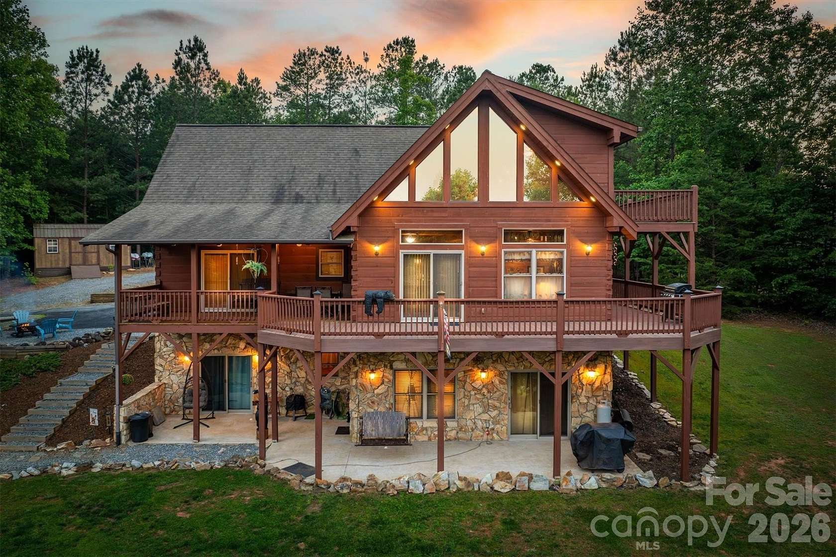 1.51 Acres of Land with Home for Sale in Nebo, North Carolina