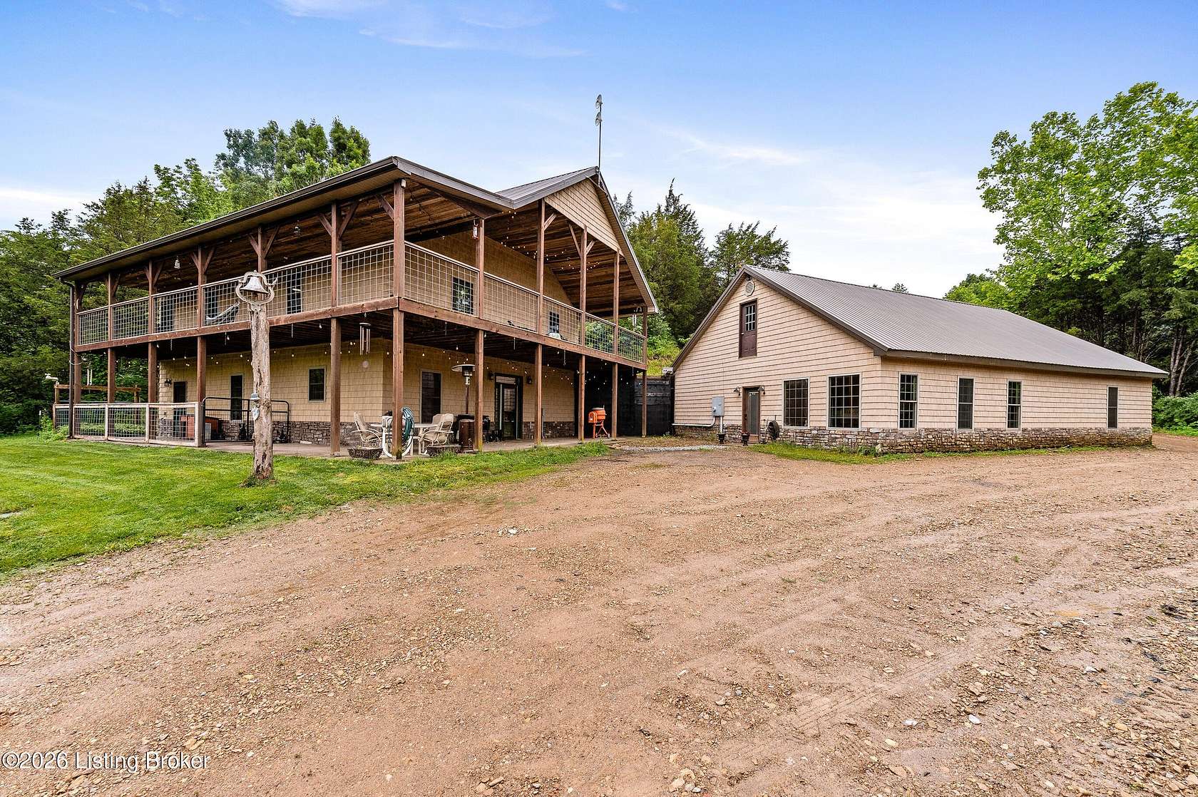 7.5 Acres of Land with Home for Sale in Springfield, Kentucky