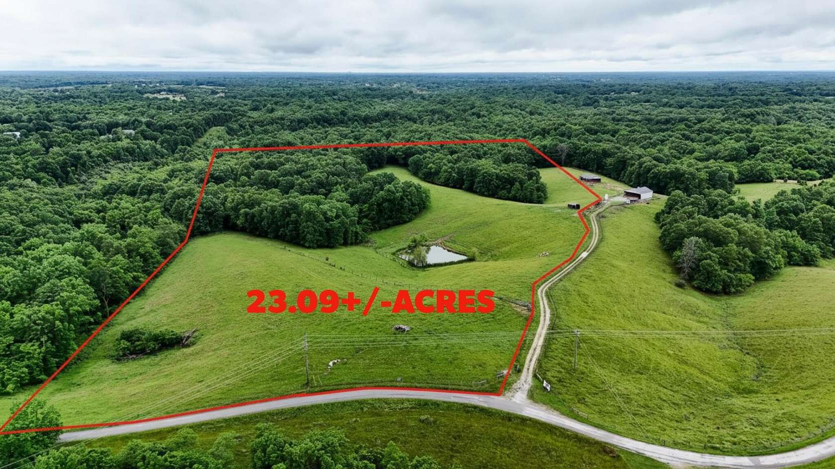 23 Acres of Recreational & Residential Land for Sale in Lawrenceburg, Kentucky
