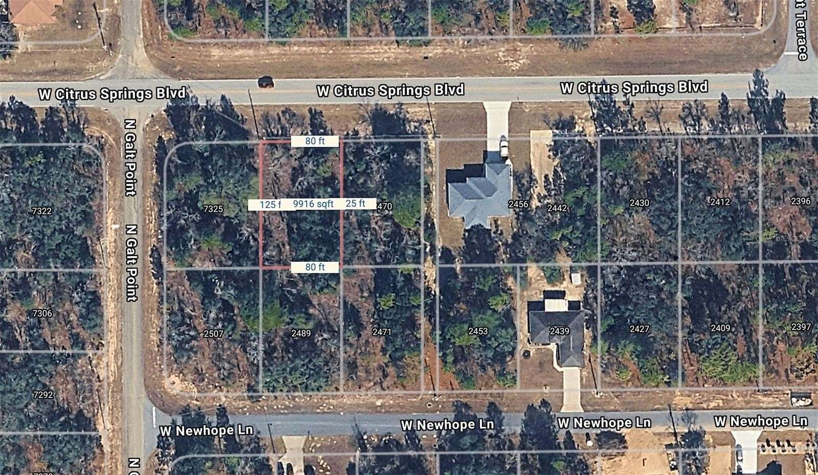 0.23 Acres of Residential Land for Sale in Citrus Springs, Florida