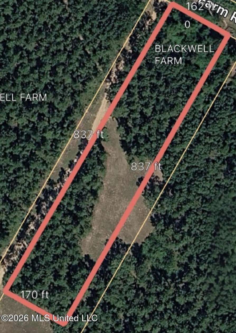 3.3 Acres of Residential Land for Sale in Saucier, Mississippi