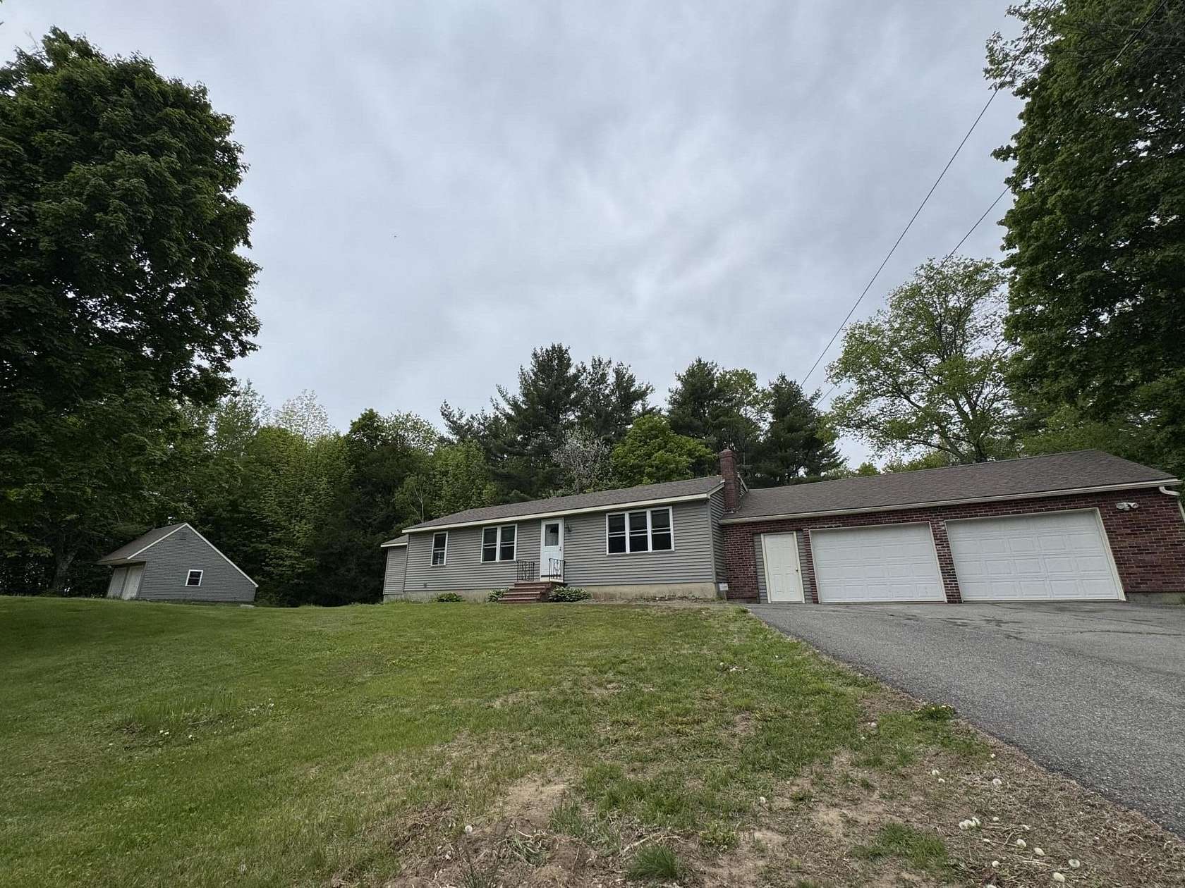 4.88 Acres of Land with Home for Sale in Skowhegan, Maine