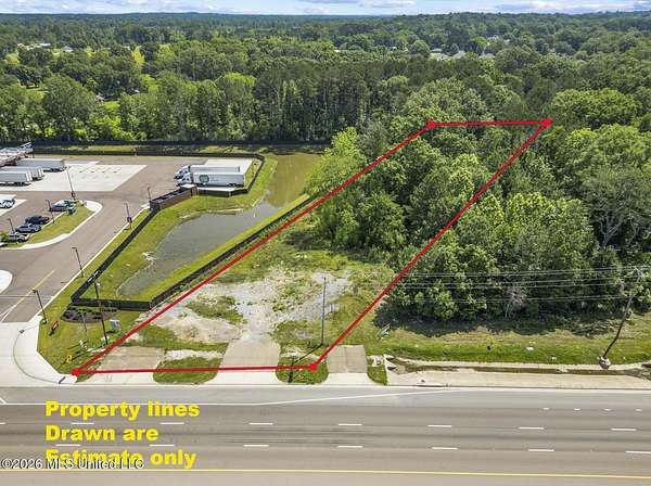 1.47 Acres of Commercial Land for Sale in Richland, Mississippi