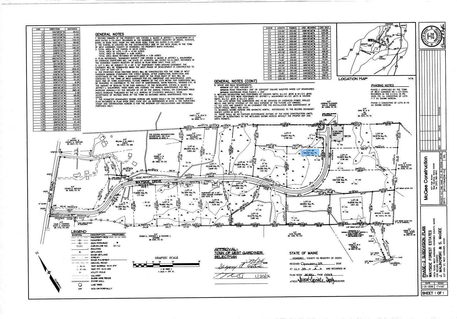 2.53 Acres of Residential Land for Sale in West Gardiner Town, Maine
