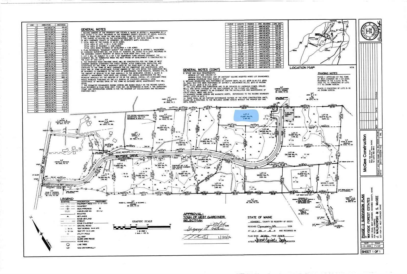 2.7 Acres of Residential Land for Sale in West Gardiner Town, Maine