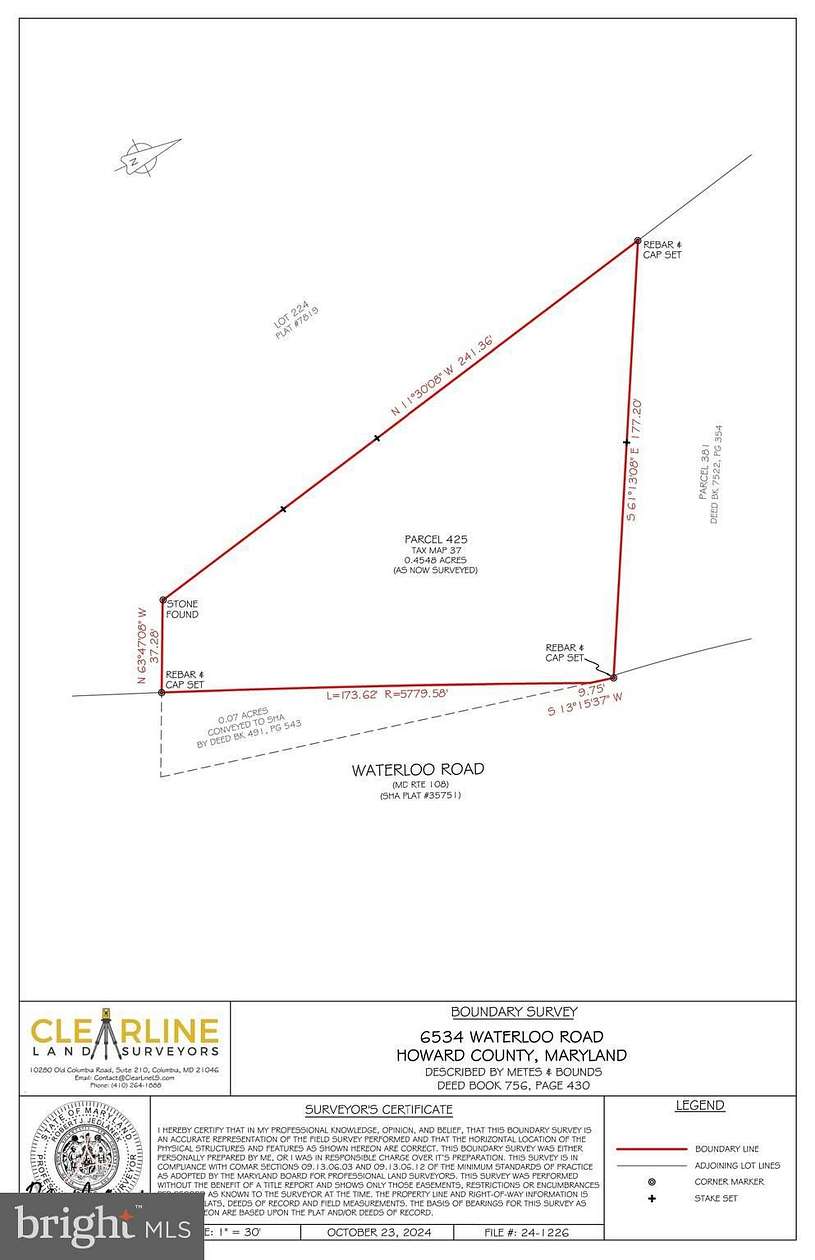 0.47 Acres of Residential Land for Sale in Ellicott City, Maryland