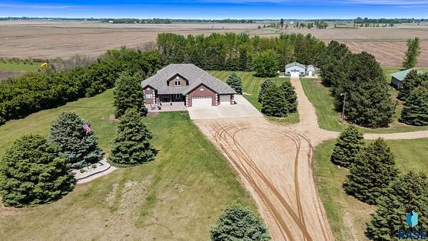 6 Acres of Land with Home for Sale in Harrisburg, South Dakota