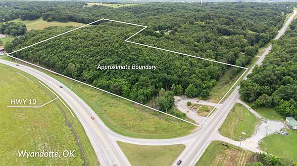 26.2 Acres of Land for Sale in Wyandotte, Oklahoma