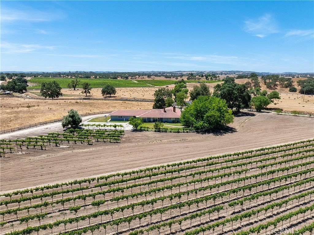 187 Acres of Land with Home for Sale in Paso Robles, California
