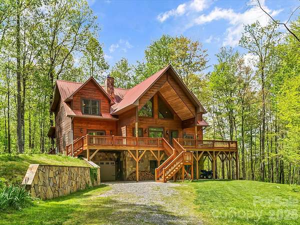 15.8 Acres of Recreational Land with Home for Sale in Topton, North Carolina