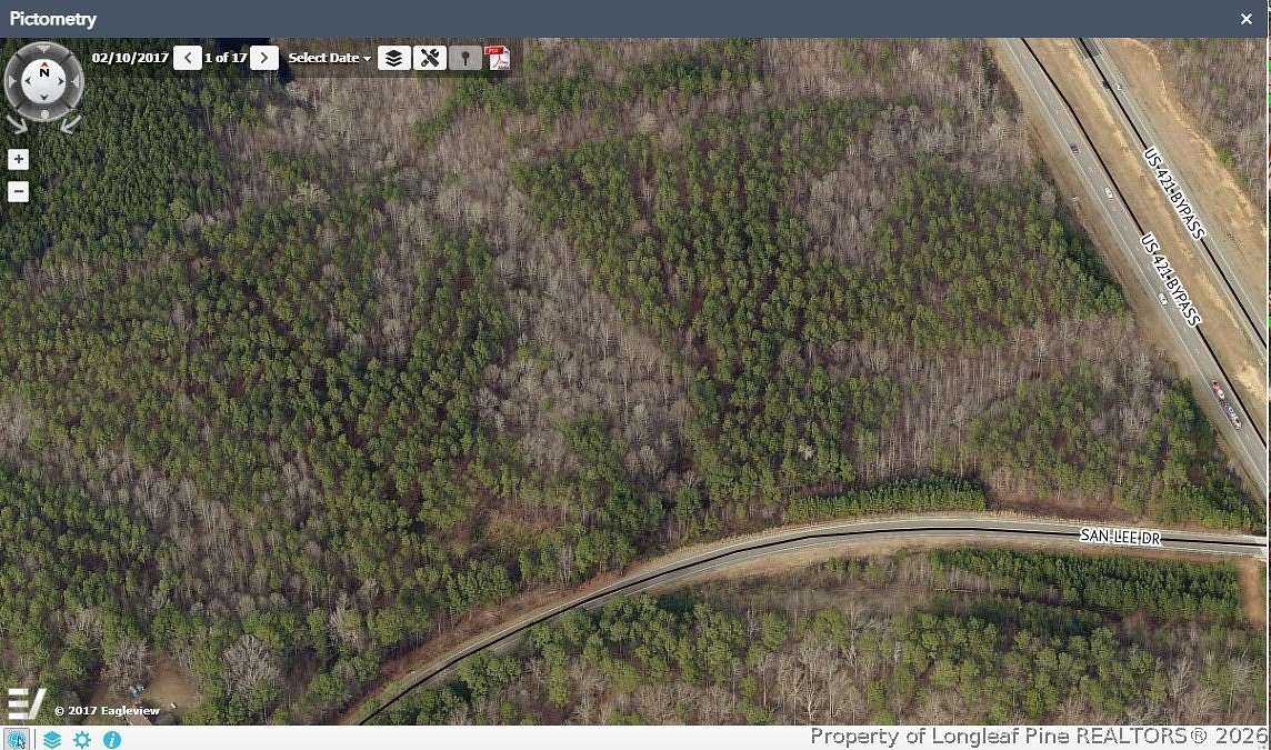 38 Acres of Recreational & Residential Land for Sale in Sanford, North Carolina