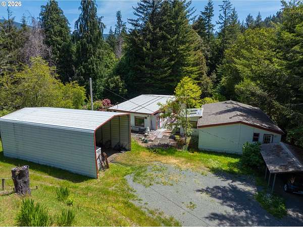 4.83 Acres of Land with Home for Sale in Gold Beach, Oregon