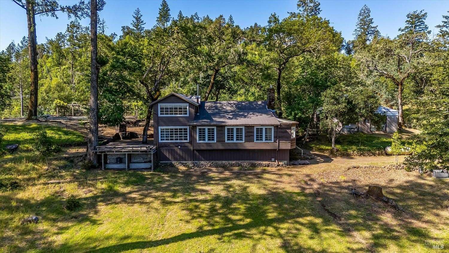 5.25 Acres of Land with Home for Sale in Calistoga, California