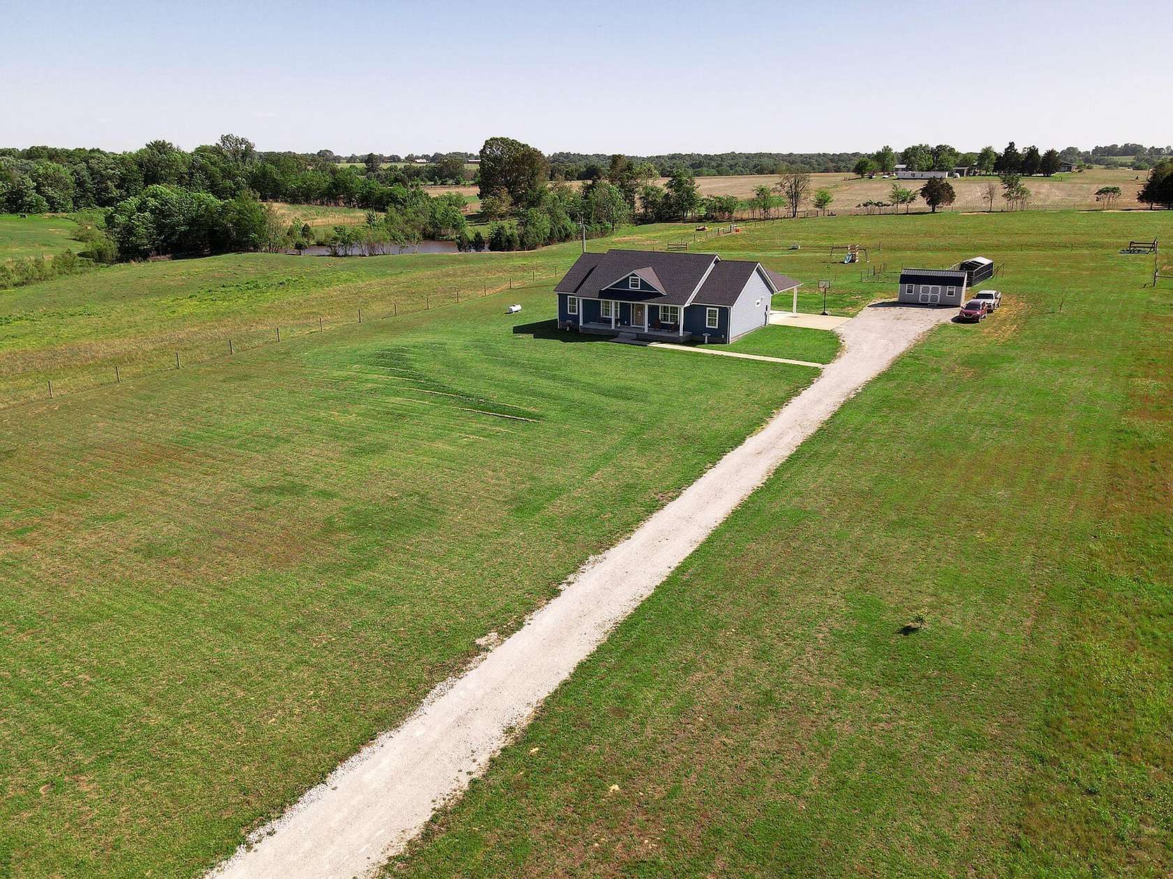 18.4 Acres of Land with Home for Sale in Russellville, Kentucky