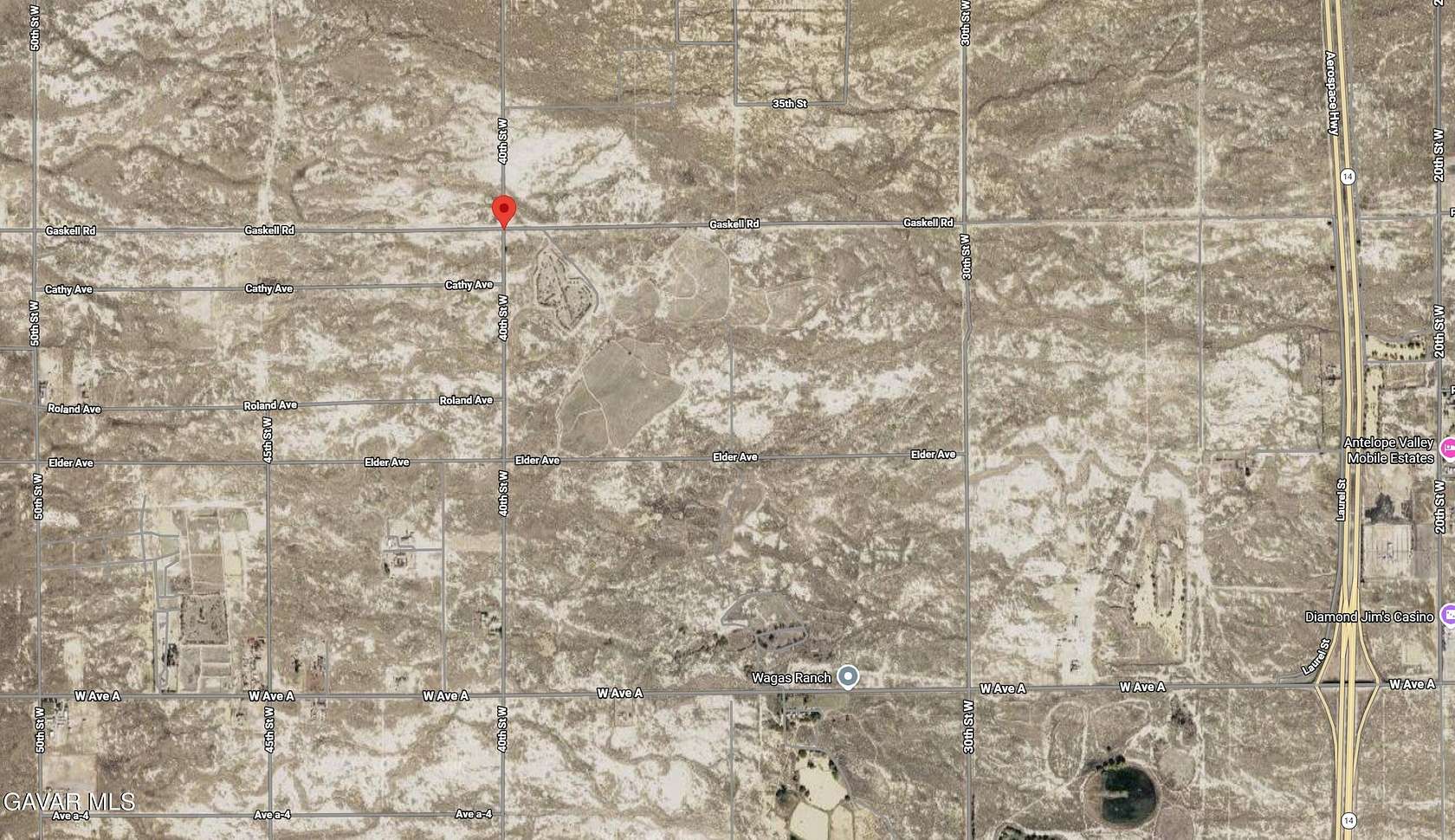 39.4 Acres of Land for Sale in Rosamond, California